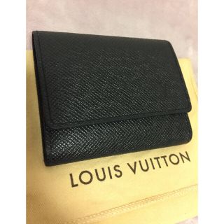 ルイヴィトン(LOUIS VUITTON)のmomoさま専用 ルイヴィトン カードケース 黒(名刺入れ/定期入れ)