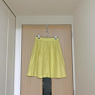 スーツカンパニー(THE SUIT COMPANY)のレモンイエロー スカート(ひざ丈スカート)