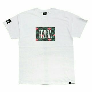 エルヴィア(ELVIA)のエルビラ2018SS  FLAMINGO BOX T-SHIRT -WHITE(Tシャツ/カットソー(半袖/袖なし))