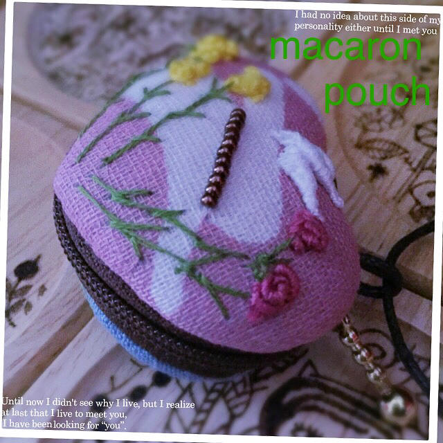 mina perhonen(ミナペルホネン)のminäperhonenʚϊɞプチな♥macaronpouch ミナ ペルホネン ハンドメイドのファッション小物(その他)の商品写真