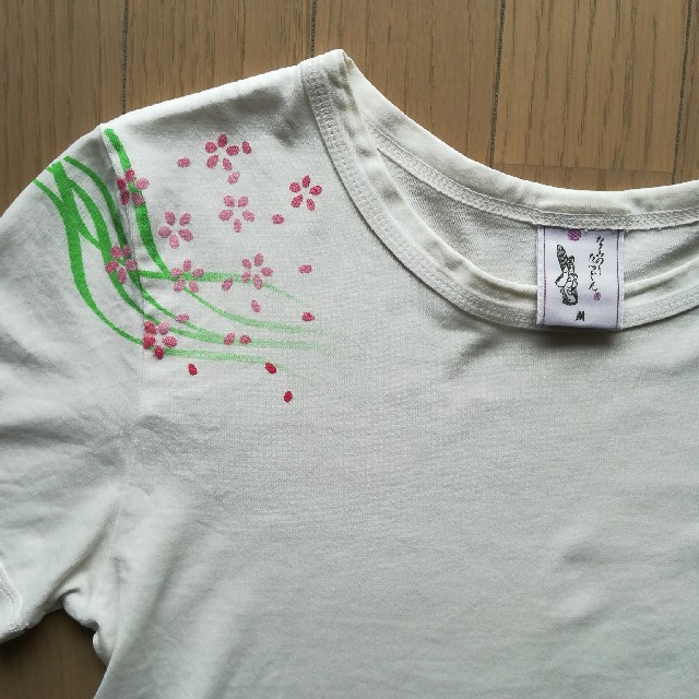 和柄Tシャツ（波達）　送料込 レディースのトップス(Tシャツ(半袖/袖なし))の商品写真