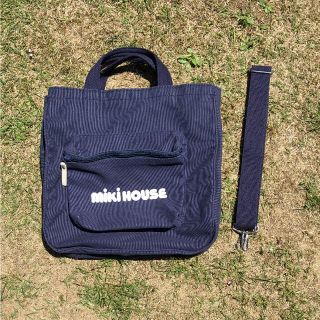 ミキハウス(mikihouse)のmikiHOUSE マザーズバッグ  ネイビー/マークジェイコブス(マザーズバッグ)