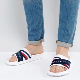 トミーヒルフィガー(TOMMY HILFIGER)の【 24-25cm】Tommy Hilfiger ロゴ サンダル トミー(サンダル)