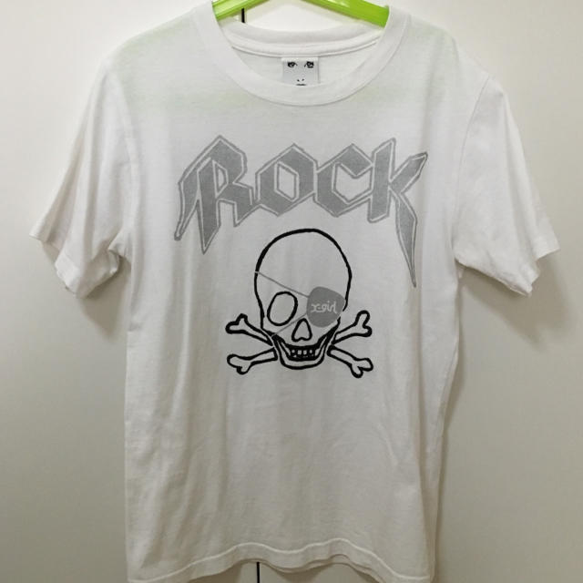 X-girl(エックスガール)のX-gir ROCK Tシャツ レディースのトップス(Tシャツ(半袖/袖なし))の商品写真