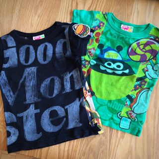 ジャム(JAM)のJAMジャム★肩ワッペンTシャツ 2枚セット★90(Tシャツ/カットソー)