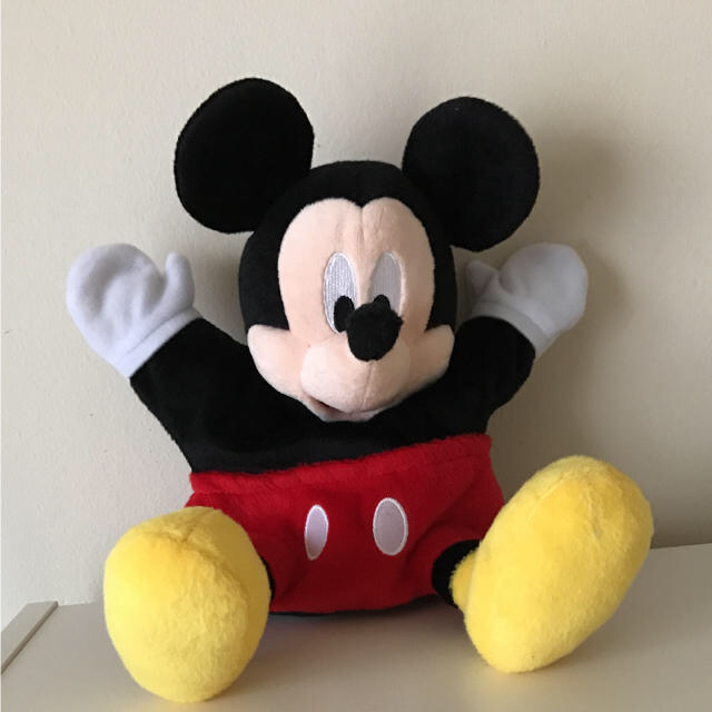 ミッキーマウス(ミッキーマウス)のミッキー パペット キッズ/ベビー/マタニティのおもちゃ(ぬいぐるみ/人形)の商品写真