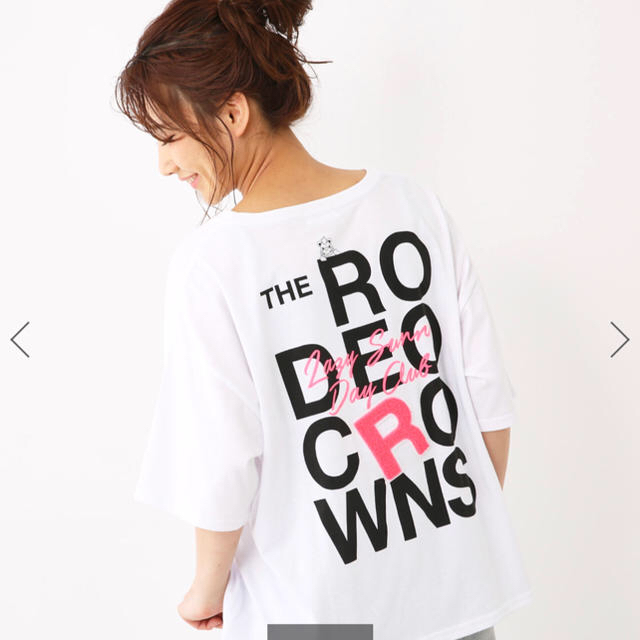 RODEO CROWNS(ロデオクラウンズ)のRODEOCROWNS ビック Tシャツ お揃い レディース(F) キッズ(M) レディースのトップス(Tシャツ(半袖/袖なし))の商品写真