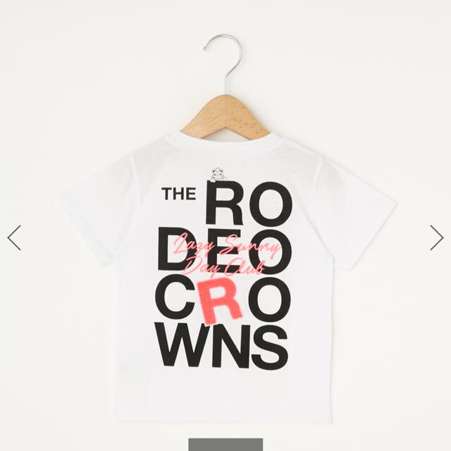 RODEO CROWNS(ロデオクラウンズ)のRODEOCROWNS ビック Tシャツ お揃い レディース(F) キッズ(M) レディースのトップス(Tシャツ(半袖/袖なし))の商品写真