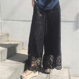 アメリヴィンテージ(Ameri VINTAGE)のアメリヴィンテージ LINDA LACE PANTS(カジュアルパンツ)