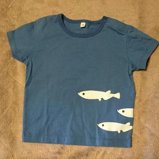 ムジルシリョウヒン(MUJI (無印良品))の無印良品 Tシャツ メダカ 90 魚 めだか(Tシャツ/カットソー)