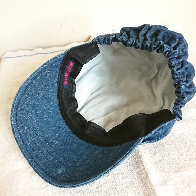 BLUE BLUE(ブルーブルー)のブルーブルー BLUE BLUE デニムキャスケット メンズの帽子(キャスケット)の商品写真