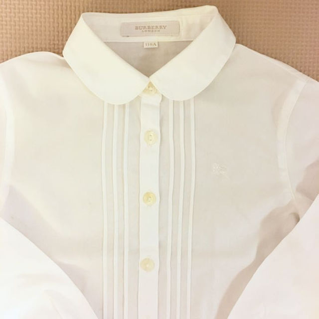 BURBERRY(バーバリー)の【新品同様】★バーバリー★BURBERRY★長袖シャツ★110A キッズ/ベビー/マタニティのキッズ服女の子用(90cm~)(その他)の商品写真