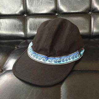 カブー(KAVU)のkavu×stussy wネームキャップ(キャップ)