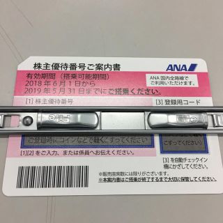 エーエヌエー(ゼンニッポンクウユ)(ANA(全日本空輸))のANA株主優待券です！(航空券)