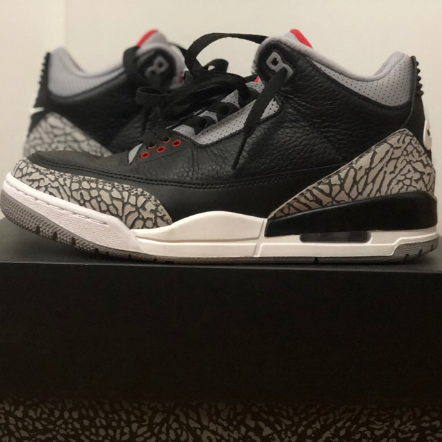 NIKE AIR JORDAN 3 BLACK CEMENT