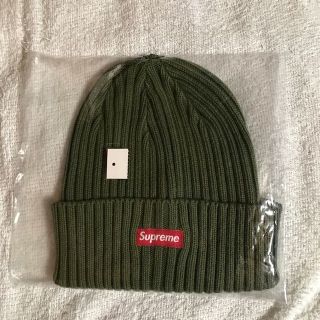 シュプリーム(Supreme)のsupreme Overdyed Ribbed Beanie 緑(その他)