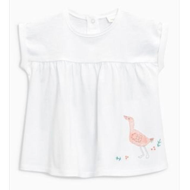 NEXT(ネクスト)のNEXT☆80☆アヒル柄Tシャツ キッズ/ベビー/マタニティのベビー服(~85cm)(Ｔシャツ)の商品写真