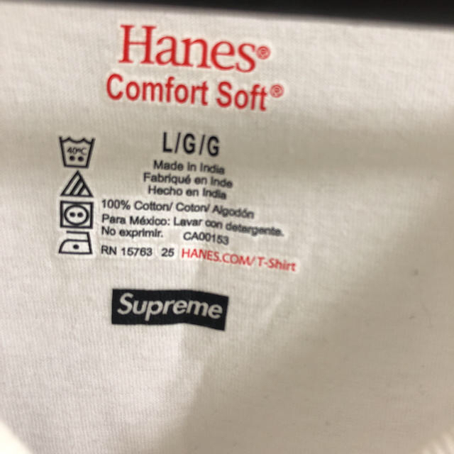 Supreme(シュプリーム)のsupreme×Hanes メンズのトップス(Tシャツ/カットソー(半袖/袖なし))の商品写真