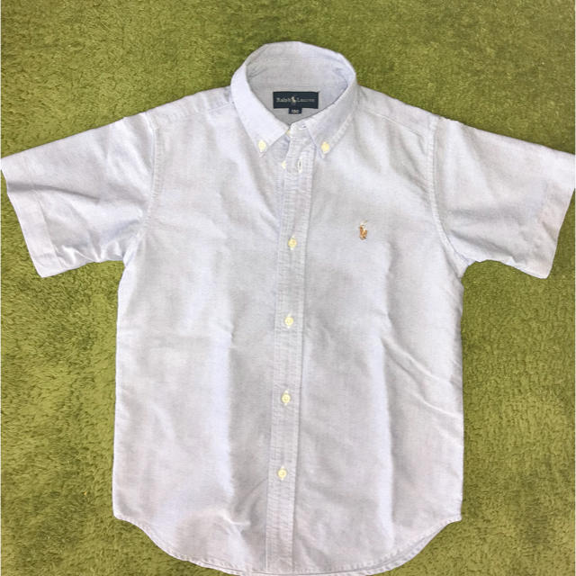 Ralph Lauren(ラルフローレン)のRalph Laurenラルフローレン130半袖シャツ キッズ/ベビー/マタニティのキッズ服男の子用(90cm~)(ブラウス)の商品写真