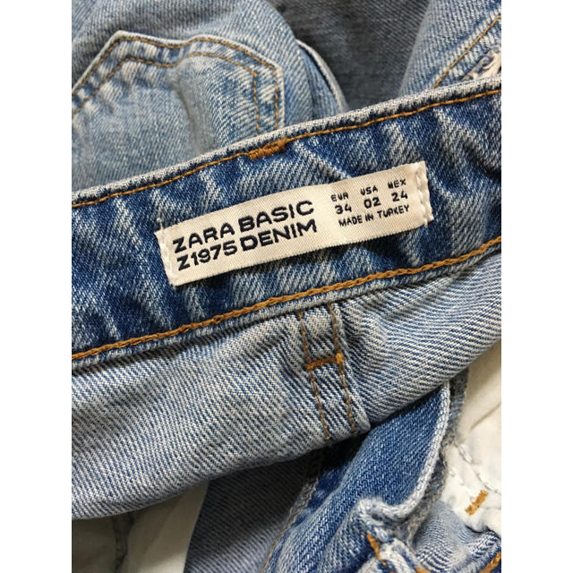 ZARA - 美品☆ZARA BASIC 花柄 刺繍デニムの通販 by yu♡'s shop ZARA - 美品☆ZARA BASIC 花柄 刺繍デニムの通販 by yu♡'s shop