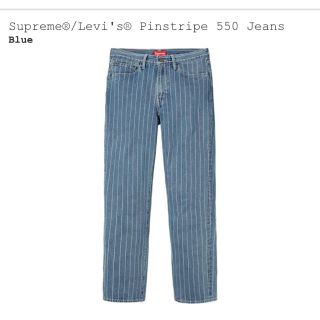 シュプリーム(Supreme)のSupreme®/Levi’s® Pinstripe 550 Jeans (デニム/ジーンズ)