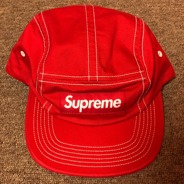 Supreme(シュプリーム)のSupreme シュプリーム キャップ 赤 レッド red camp cap  メンズの帽子(キャップ)の商品写真