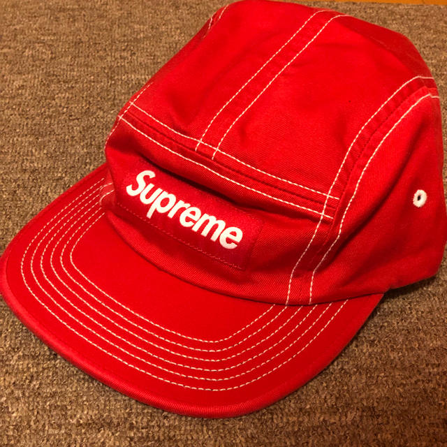 Supreme(シュプリーム)のSupreme シュプリーム キャップ 赤 レッド red camp cap  メンズの帽子(キャップ)の商品写真