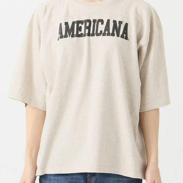 DEUXIEME CLASSE(ドゥーズィエムクラス)のAMERICANA Tシャツ 6／3まで レディースのトップス(Tシャツ(半袖/袖なし))の商品写真