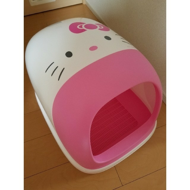 花王(カオウ)の【makochooo.様専用】☆猫　トイレ　本体　キティちゃん☆ その他のペット用品(猫)の商品写真