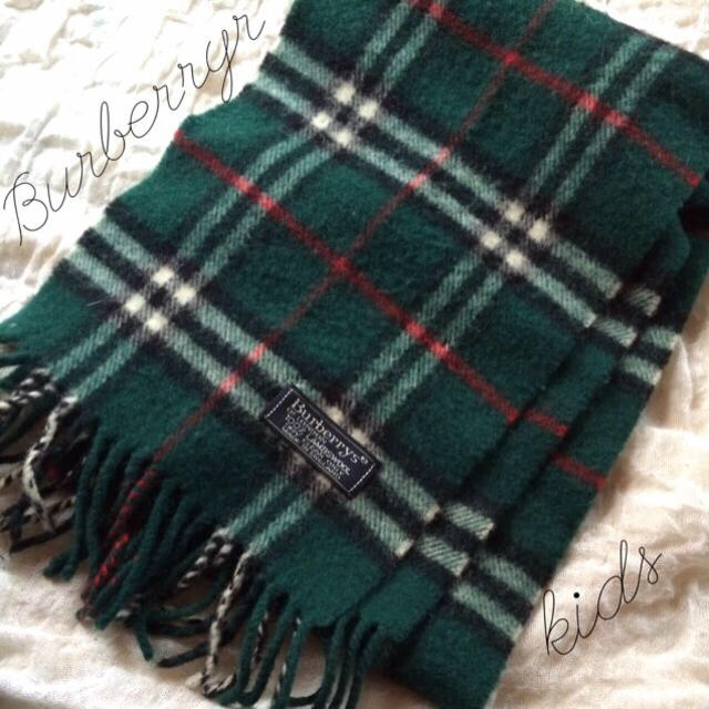 BURBERRY(バーバリー)のバーバリーキッズマフラー 送料込 レディースのファッション小物(マフラー/ショール)の商品写真