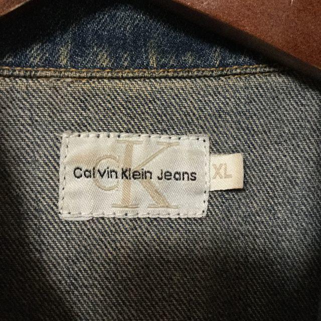 Calvin Klein(カルバンクライン)のカルバンクラインジーンズ デニムジャケット Gジャン 古着 ビンテージ メンズのジャケット/アウター(Gジャン/デニムジャケット)の商品写真