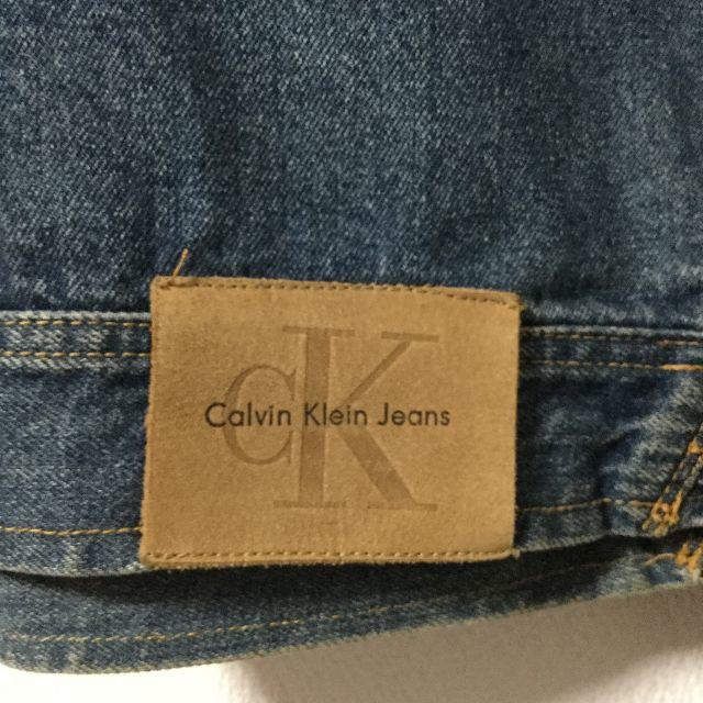 Calvin Klein(カルバンクライン)のカルバンクラインジーンズ デニムジャケット Gジャン 古着 ビンテージ メンズのジャケット/アウター(Gジャン/デニムジャケット)の商品写真