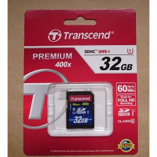 トランセンド(Transcend)の新品♪Transcend♪SDHCカード 32GB 60MB/s CLASS10(PC周辺機器)