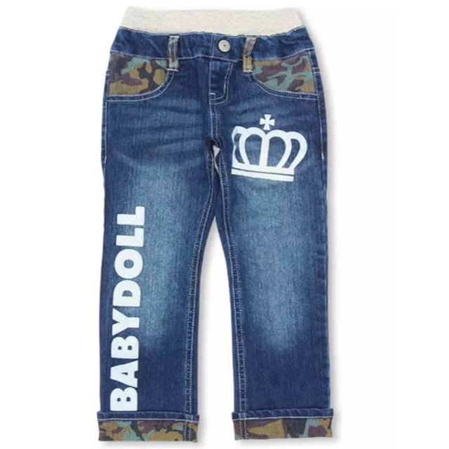 BABYDOLL(ベビードール)のベビードール デニム パンツ キッズ/ベビー/マタニティのベビー服(~85cm)(パンツ)の商品写真