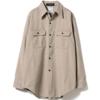 マディソンブルー(MADISONBLUE)のMADISONBLUE Hampton Back Satin Shirt モカ(シャツ/ブラウス(長袖/七分))