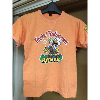 ヒステリックミニ(HYSTERIC MINI)のTシャツ 半袖 ヒステリックミニ サイズ140 オレンジ色(Tシャツ/カットソー)