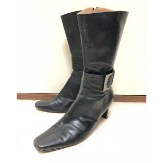 トラサルディ(Trussardi)のトラサルディ ハーフブーツ used 24.5cm 訳あり(ブーツ)