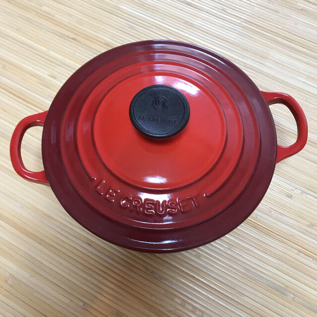 LE CREUSET - 【人気商品】【⚠️本日限りお値下げ】【美品】【ル・クルーゼ】鍋18cmの通販 by 【⚠️全取引休止中】TINA⚠️