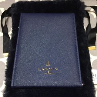 ランバンオンブルー(LANVIN en Bleu)の新品 LANVAN en Bleu ミラー ファーケース付(ミラー)