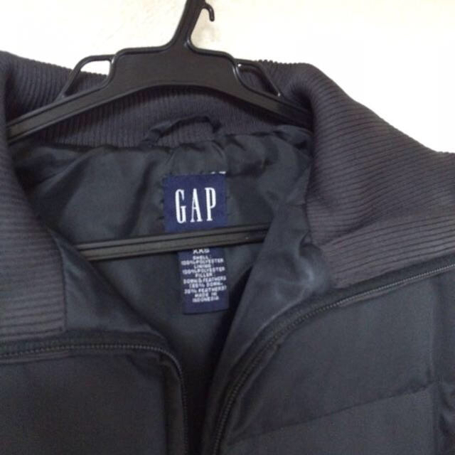 GAP(ギャップ)の【GAP】黒のダウンコート レディースのジャケット/アウター(ダウンジャケット)の商品写真