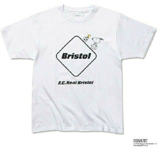 エフシーアールビー(F.C.R.B.)の白L　新品タグ付き　FCRB　SNOOPY RUN TEE　(Tシャツ/カットソー(半袖/袖なし))