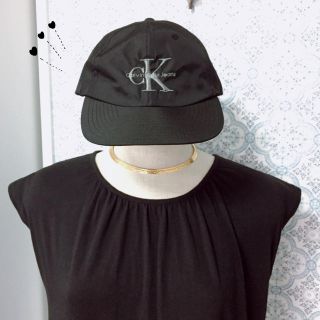 カルバンクライン(Calvin Klein)の【Calvin Klain Jeans】ロゴナイロンキャップ✩︎美品(キャップ)