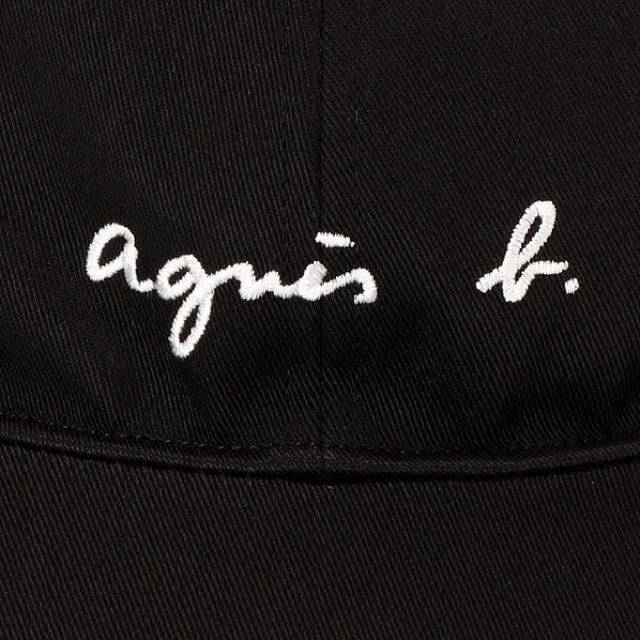 agnes b.(アニエスベー)の新品未開封 アニエス・ベー ブラック キッズ 帽子 キッズ/ベビー/マタニティのこども用ファッション小物(帽子)の商品写真