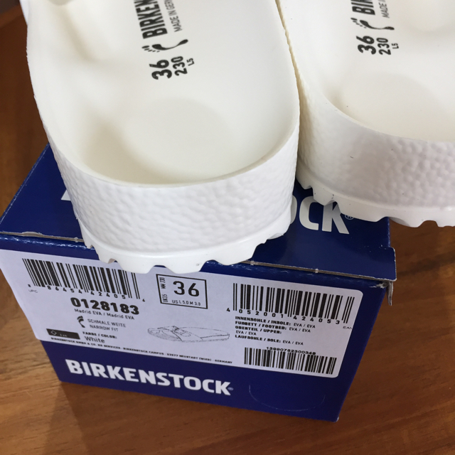 BIRKENSTOCK(ビルケンシュトック)のビルケン✨EVA✨ホワイト✨36 レディースの靴/シューズ(サンダル)の商品写真