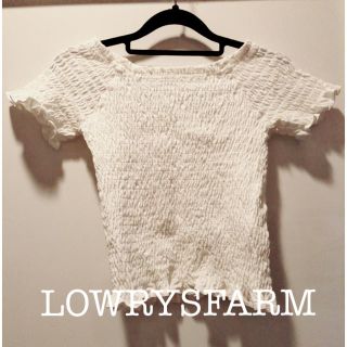 ローリーズファーム(LOWRYS FARM)の【LOWRYSFARM】オフショルトップス(カットソー(半袖/袖なし))