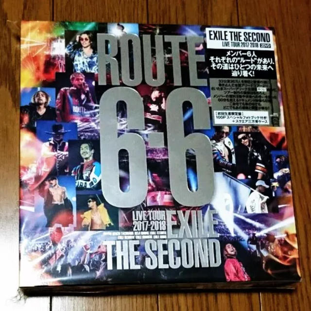 EXILE THE SECOND(エグザイルザセカンド)のEXILE THE SECOND LIVE ROUTE 6・6  初回限定DVD エンタメ/ホビーのタレントグッズ(ミュージシャン)の商品写真