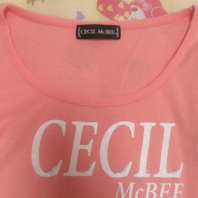 CECIL McBEE(セシルマクビー)のセシルマクビー☆ピンクのロンT レディースのトップス(Tシャツ(長袖/七分))の商品写真