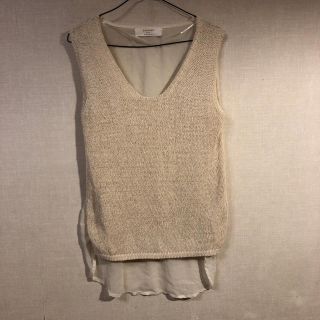 ザラ(ZARA)のZara ニットタンクトップ(タンクトップ)