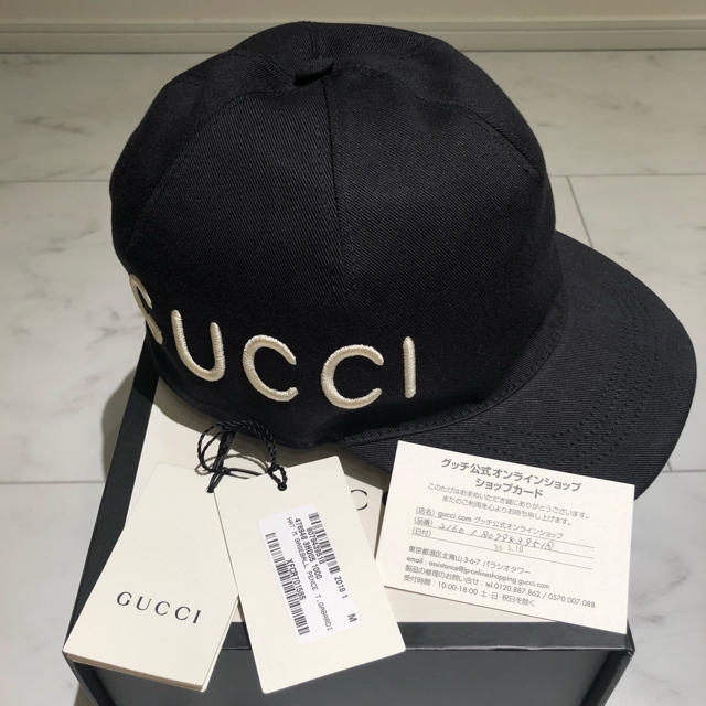 Gucci(グッチ)の新品未使用★ エンブロイダリー キャンバス ベースボールハット レディースの帽子(キャップ)の商品写真