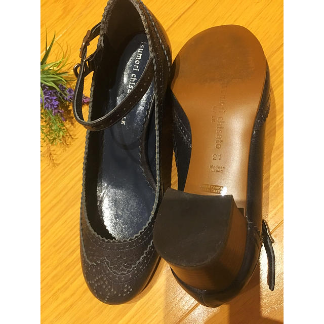 TSUMORI CHISATO(ツモリチサト)の美品✨ ツモリチサト ストラップパンプス レディースの靴/シューズ(ハイヒール/パンプス)の商品写真